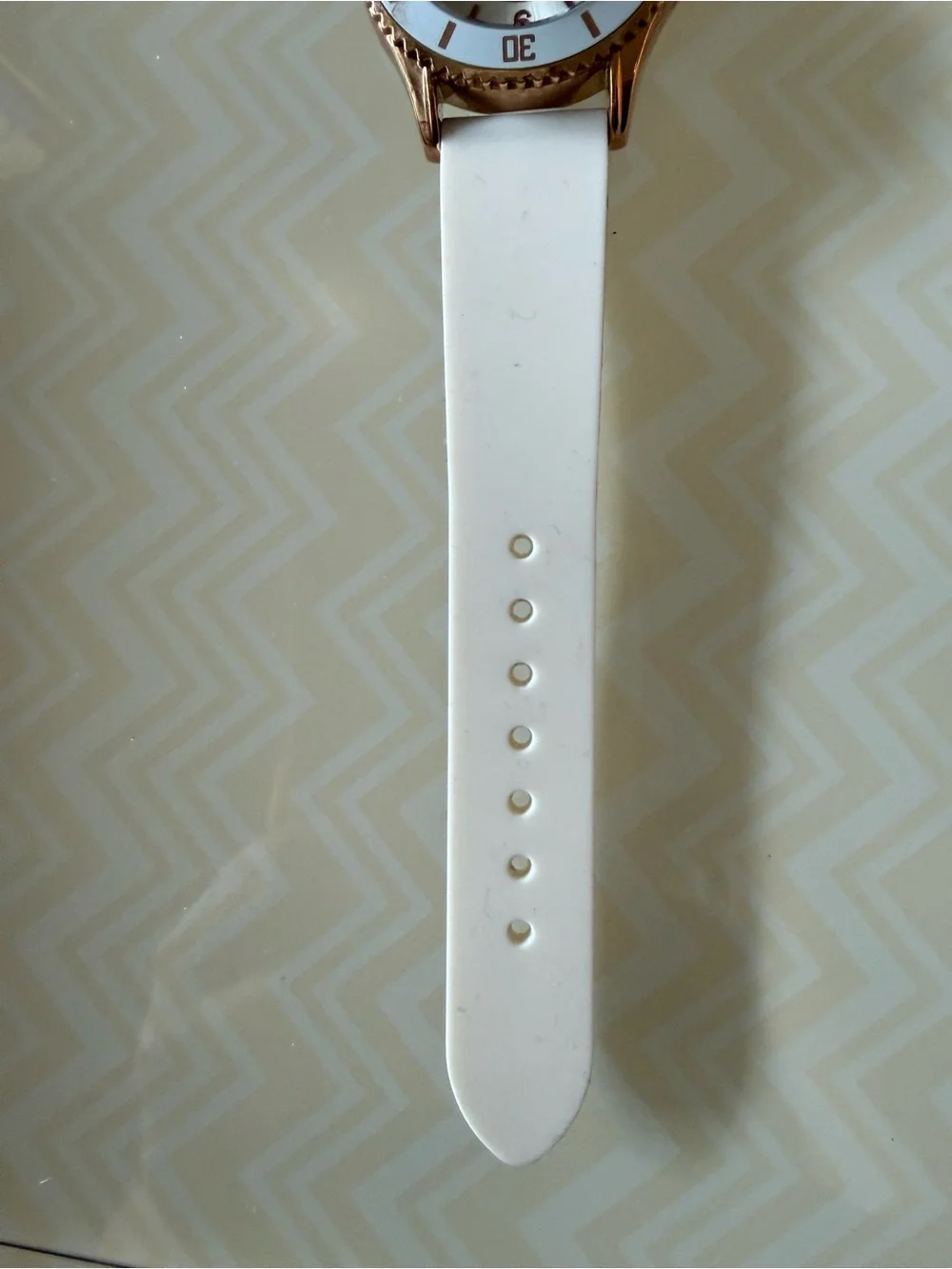 White and Rose Gold Diving Tavan Lady’s watch